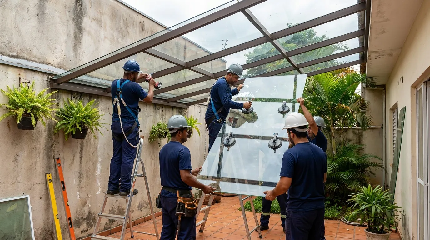 Fechamento de Churrasqueira em São Bernardo do Campo‑SP